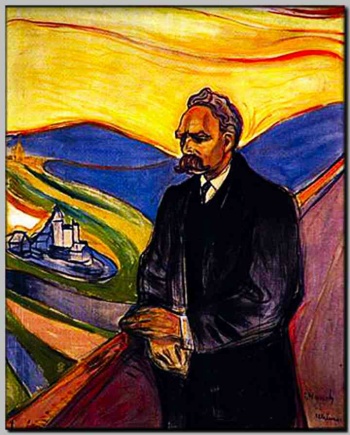 Friedrich Nietzsche door Edvard Munch 1906