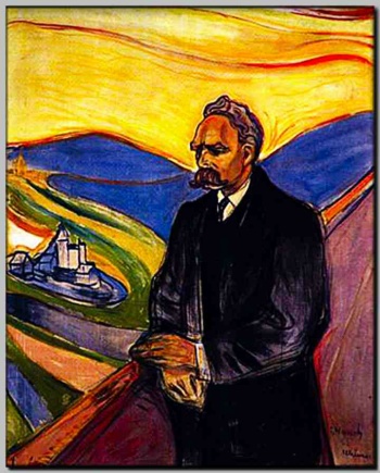 Friedrich Nietzsche door Edvard Munch 1906 Friedrich Nietzsche door Edvard Munch 1906