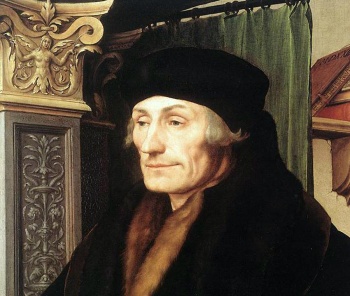 Erasmus geschilderd door Hans Holbein 1523 Erasmus geschilderd door Hans Holbein 1523